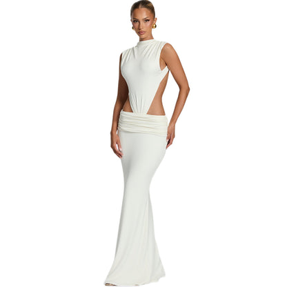 Livia Open-Back Maxi Dress