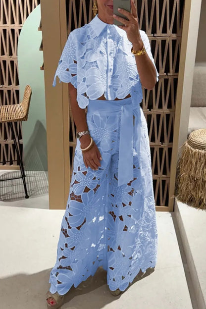 Vittoria Lace Two-Piece Set