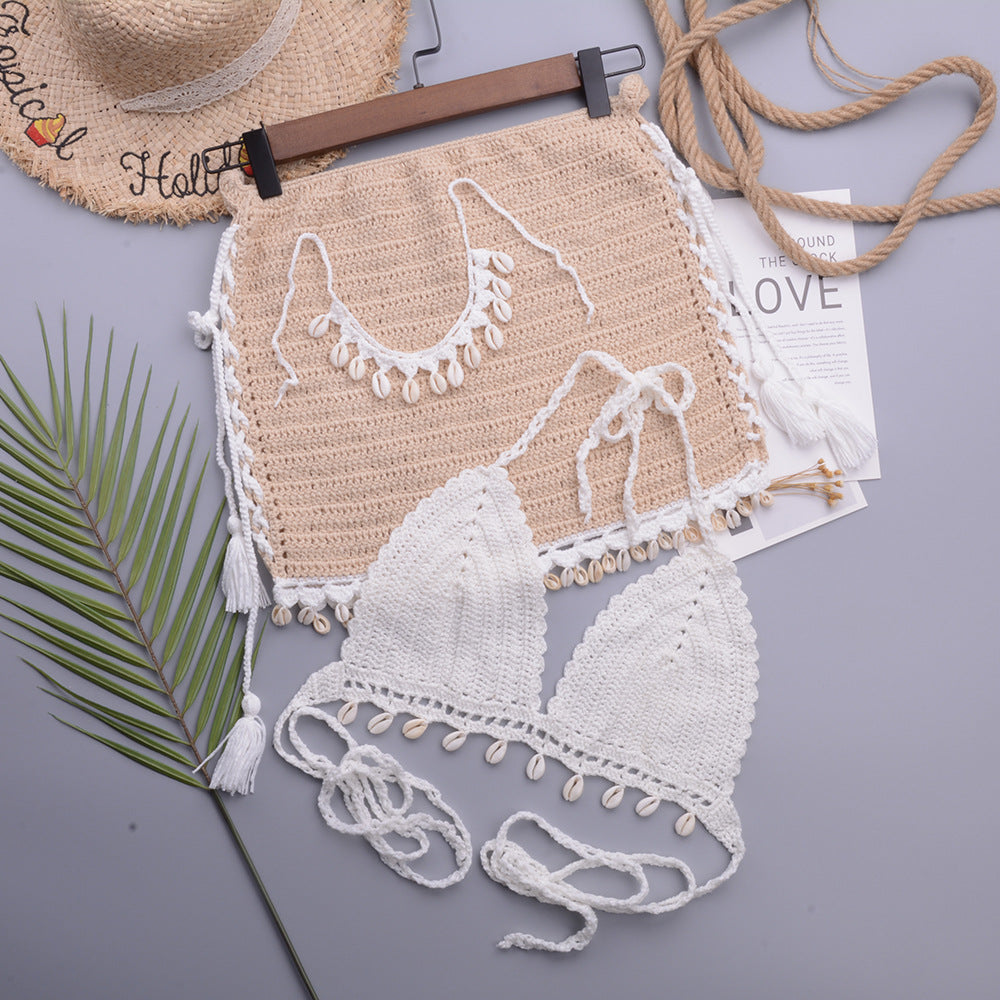 Marisol Crochet Shell Set