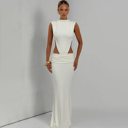 Livia Open-Back Maxi Dress