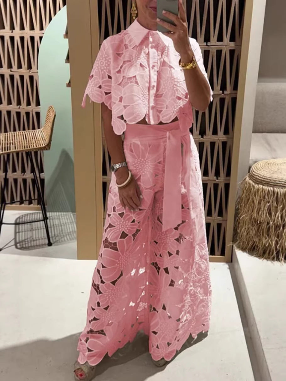 Vittoria Lace Two-Piece Set