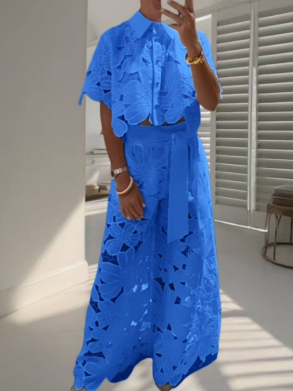 Vittoria Lace Two-Piece Set