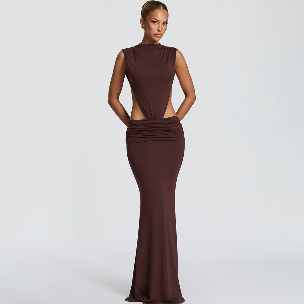 Livia Open-Back Maxi Dress