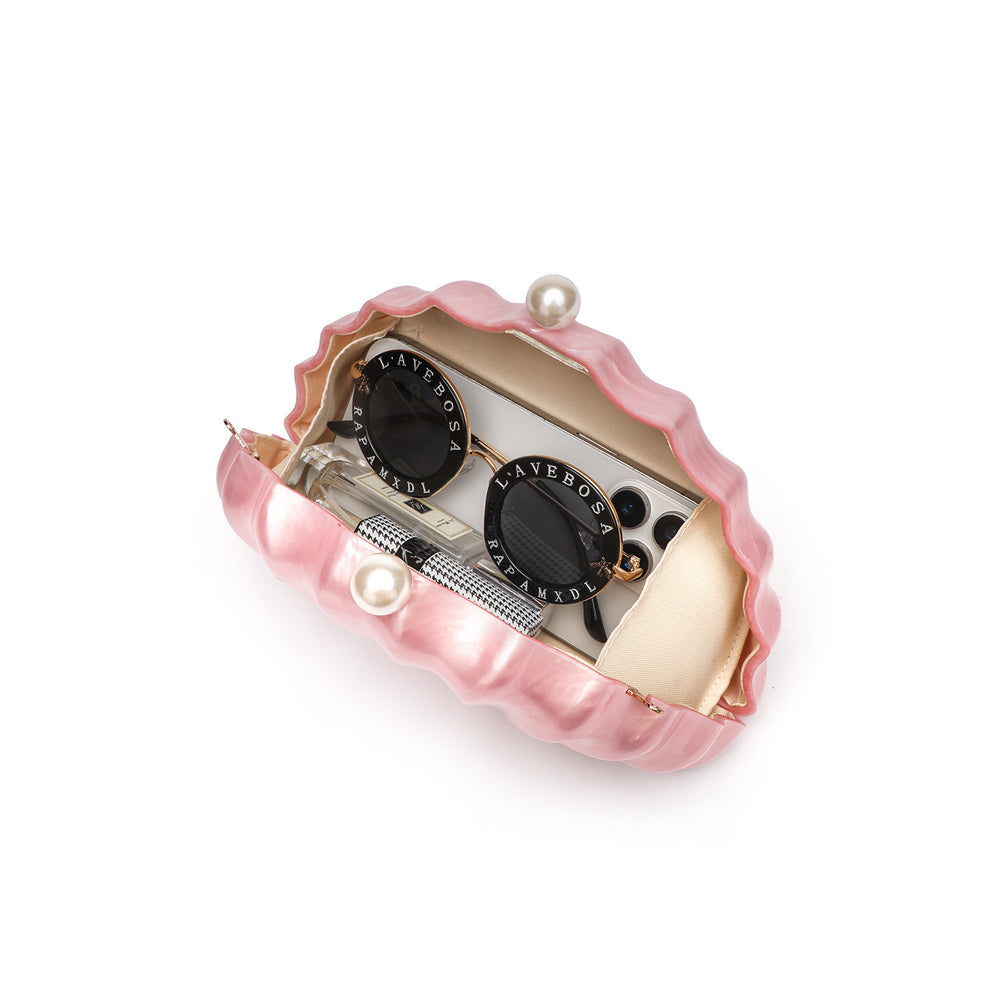 Pearl Shell Clutch — Iridescent