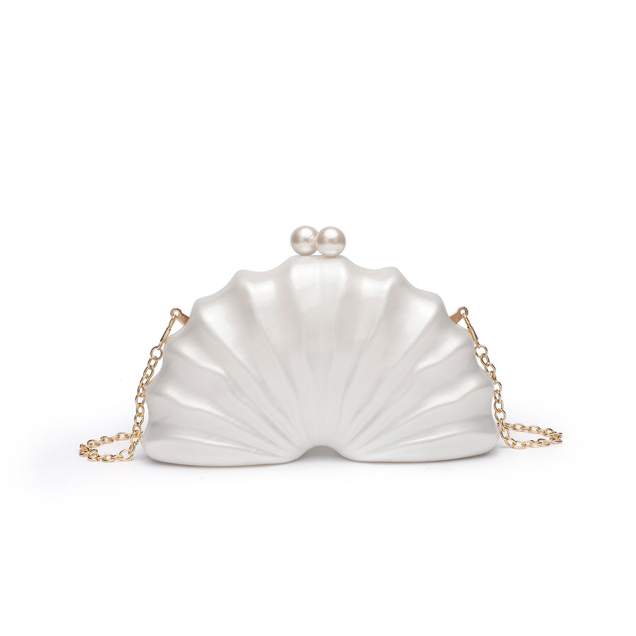 Pearl Shell Clutch — Iridescent