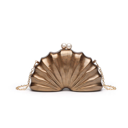 Pearl Shell Clutch — Iridescent