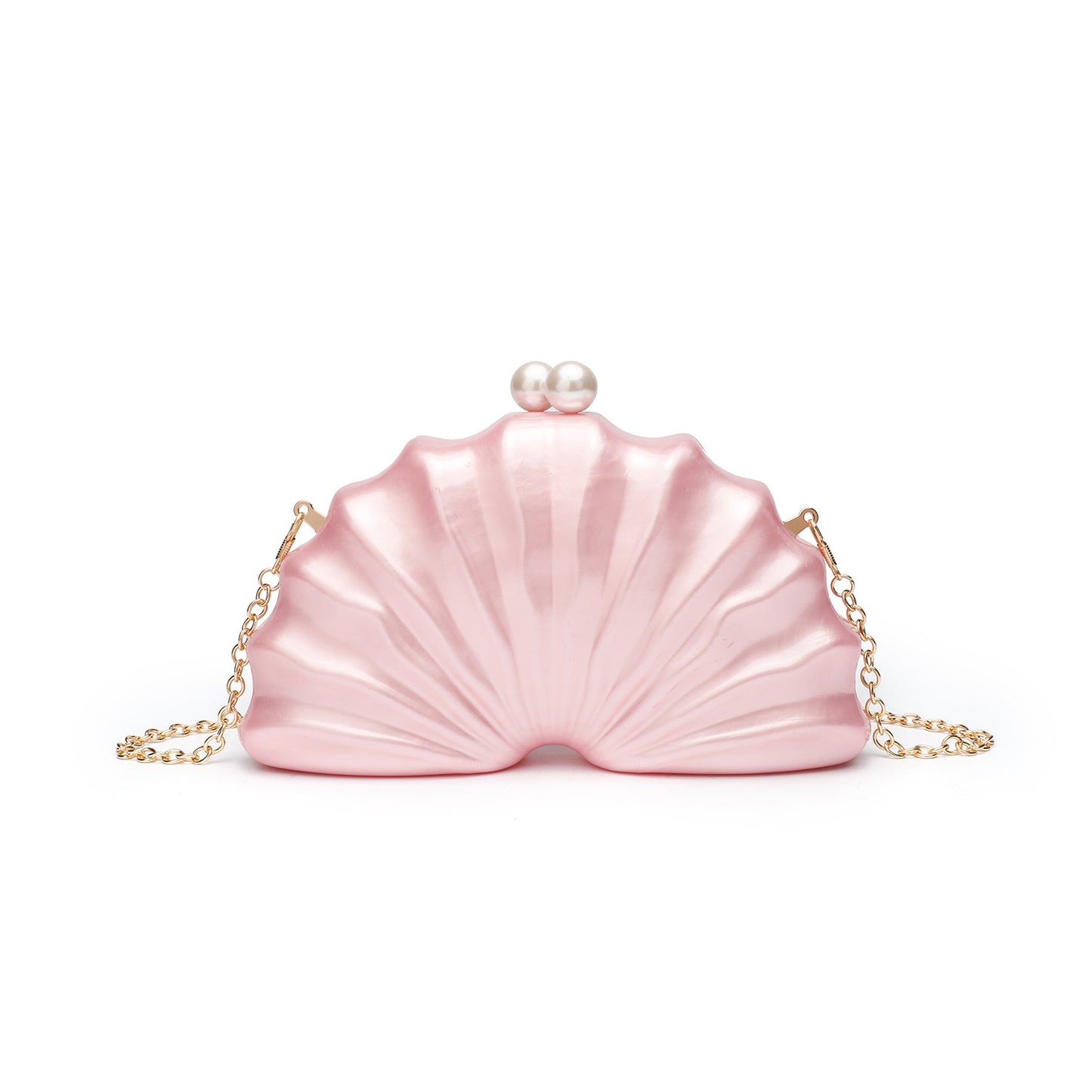 Pearl Shell Clutch — Iridescent