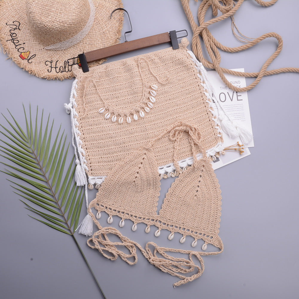 Marisol Crochet Shell Set