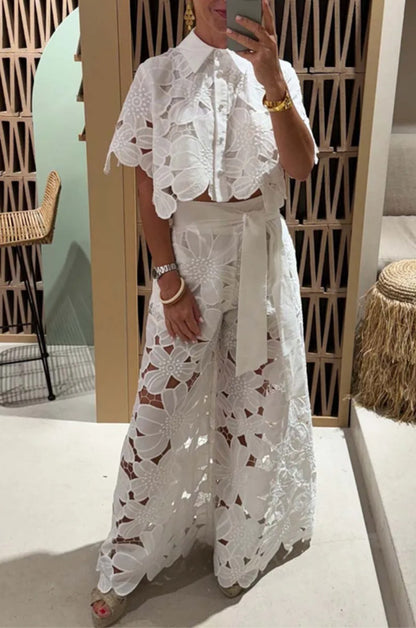 Vittoria Lace Two-Piece Set