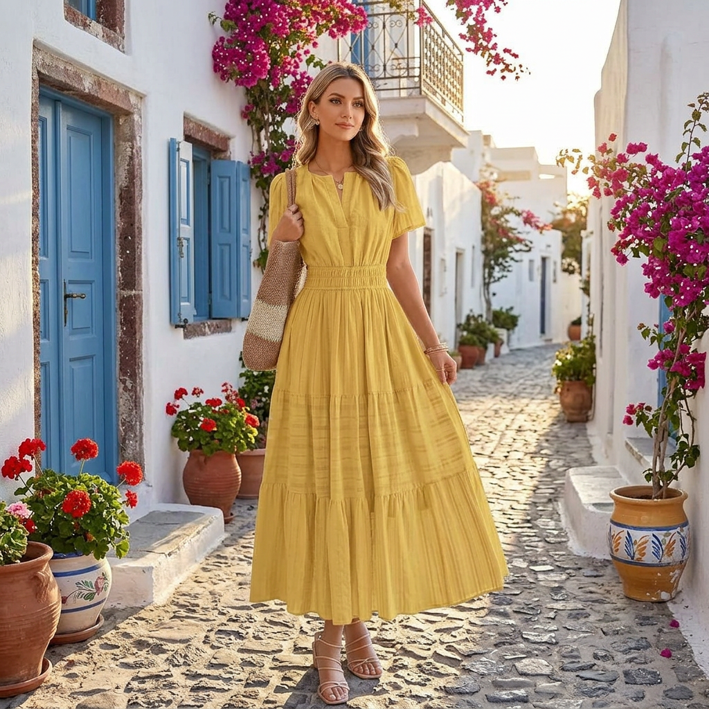 Aurelia Summer Flow Dress